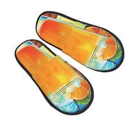 Shoes Happy Hour Reusable Cotton Slippers Fluffy Slippers For Adult Big Kid Home M