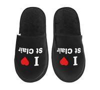 Shoes I Love St Clair Anti-Skid Sliders Comfy Cotton Slippers For Big Kid Christmas Outdoor L