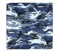 SHOES LANE® Cotton Bandana Paisley Mouth Protection Neckwear Head Scarf Wrap Band (Camo Grey)