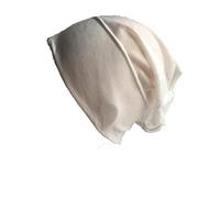 Shoes Lane New Pack of 3 Tube Assorted Colour Under Hijab Tube Bonnet Cap Head Cover (3 x Cream)