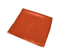 Shoes Lane New Satin Silk Shiny Plain Solid Colours Large Square Plain Head Neck Scarf Wrap 90 X 90 cm (Orange)
