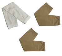 Shoes Lane Pack of 3 MUSLIM ISLAMIC SLEEVES GLOVES ARM COVER STRETCHY FABRIC ABAYA SLEEVES (2 Nude - 1 White)