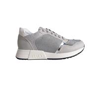 Shoes Liu Jo Kiss 502 Trainers Woman Faux Leather Silver