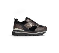 Shoes Liu Jo Maxi Wonder 73 Trainers Woman Leather Black/Brown
