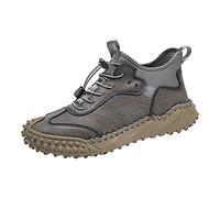 Shoes Men's 43 Black Autumn Men's Leather Shoes Breathable Trend Versatile Men's Shoes Handmade Foreign Trade High Top Shoes Men's Trainers 42