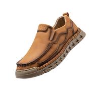 Shoes Men's Summer Lightweight Jogging Shoes Slip-On Soft Casual Shoes Breeze Running Shoes Comfortable Trainers Funky Loafer Trend Slip-On Shoes Non-Slip Street Shoes Gym Walking Shoes, brown, 7 UK