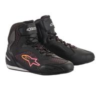 Alpinestars Stella Faster 3 Rideknit Ladies Motorcycle Shoes, black/pink/yellow, size 37,5
