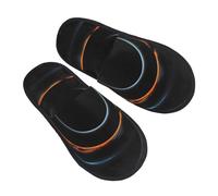 Shoes Mysterious Cosmic Black Holes Printed Comfy Cotton Slippers Reusable Slippers For Trip Winter Indoor M