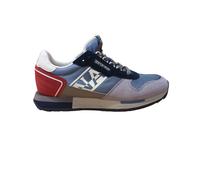 Shoes Napapijri Trainers Man Leather Blue 11117024-42