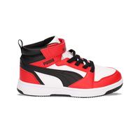 PUMA Rebound V6 MID AC+ PS Sneaker, White Black-for All TIME RED, 13 UK