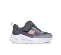 Skechers Meteor-Lights - Krendox Sneaker in Charcoal, Size 7 | Textile/Synthetic