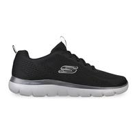 Skechers Summits Lace Torre BKCC Black Charcoal Grey Mens trainers 232395 in a Plain Textile in Size 10