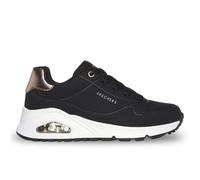 Skechers Unisex Kids Street Girls Trainers, Black Synthetic Trim, 5 UK