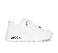 Skechers Girls' UNO Gen1 Trendy Jewels Trainer, White, 2 UK Child