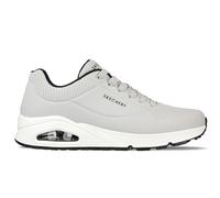 Skechers Men's Uno Stand On Air Trainers, Light Gray Durabuck/Black Trim, 8 UK