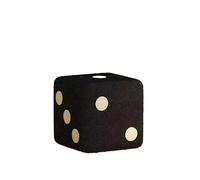 Shoes Stool Footstool Dice Design,Small Square Footstool Soft Comfortable Simple Warm,Creative Decorative Stool for Home Living Room Bedroom,B,20x20x20cm(8x8x8inch)