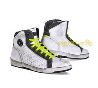 Shoes Stylmartin Sector White ankle boots motorcycle white with protections
