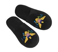 Shoes Us Virgin Islands Flag Portable Cotton Slippers Comfy Slippers For Hotel Home Trip L