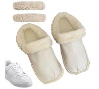 Shoes Warm Liner - Insoles for C-ROC Liners Clogs Replacement | Warm Inner Soles with Shoelaces | Cozy Thick Slipper Insert | Plush Insert Lining Shoe Inner | for Clogs with Various Hole Sizes