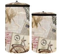 Shoes Washing Bag Sneaker Bag For Washing Machine Pack of 2 Laundry Shoe Bag For Washer Sneaker Cleaning Bag Vintage Rose Butterfly, Multi, One Size, Modern