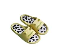 Shoes with Ears Cute Shower Sandals Non-Slip Bathroom Slippers Soft Sole Open Toe Couple Shoes Shower Slippers for Women Men (Grey Shoe Size: