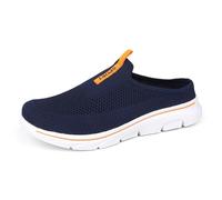 Shoes Women's Comfortable Flat Shoes Casual Slippers for Women Breathable Low Heel Comfortable Running Shoes for Everyday Wear with Jeans Shorts Trousers Spring Summer, orange, 10 UK