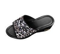 Shoes Women's Red Trainers and the States Outdoor Wear Increased Comfortable Thick Bottom with Sandals Slippers Shoes Flat 41 Women, silver, 4 UK