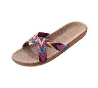 Shoes Women's Size 39 Start Casual Slippers Shoes on the Beach Slip Briefs Indoor Women's Shoes for Women Glitter Shoes Ladies Wedding, purple, 5 UK