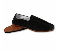 Shoes8teen Men's Martial Art Kung Fu Tai Chi Rubber Sole Canvas Shoes, Black Rubber, 9 UK