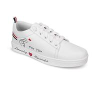 Shoetopia ABC Women's Trainers, White, 2.5 UK
