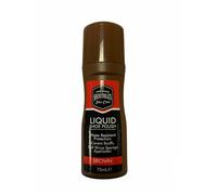 Shoetreats Brown Liquid Shoe Polish - Water Resistant Protection- 75ml - With Self Shine Sponge Applicator