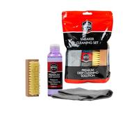 Shoetreats Shoe Care - Sneaker Trainer Cleaning Set - Includes 1 x 118ml Premium Deep Cleaning Solution - 1 x Microfibre Cloth, 1 x Brush