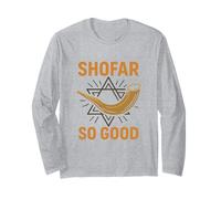 Shofar So Good Jewish Pun Rosh Hashanah Star of David Humor Long Sleeve T-Shirt
