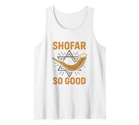Shofar So Good Jewish Pun Rosh Hashanah Star of David Humor Tank Top