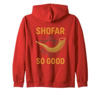 Shofar So Good Jewish Pun Rosh Hashanah Star Of David Humor Zip Hoodie