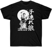 Shogun Assassin Lone Wolf and cub - Custom t Shirts Tee Black