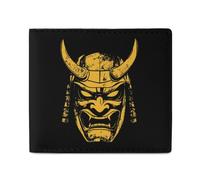 Shogun Mask Men's Wallets Slim Bifold Wallet Leather Card Cases Casual Coin Purse