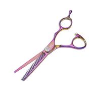 Shogun Rosa Japanese 440C Steel Hairdressing Thinning Scissors - Professional Barber Salon Shear for Hairdressers, Barbers, and Salon Use