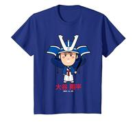 Shohei Ohtani Los Angeles Baseball Samurai (Japanese) MLBPA T-Shirt, Youth, Royal Blue, Small