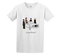 SHOIAY Limp Bizkit Band Cartoon T-Shirt White L