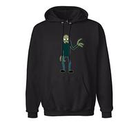 SHOIAY Men Salad Fingers Custom Hoodie Hoody Sweatshirt Black XXL