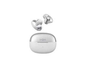 SHOKZ OpenDots 2 Open-Ear Clip-On Earbuds, Upgraded Dolby Audio with Deep Bass, 40H Playtime, Bluetooth 6.1, IP57 Waterproof, AI Noise-Reduction Calls for Work/Sport, Wireless Fast Charging, Grey