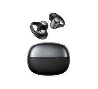 SHOKZ OpenDots ONE Open Ear Headphones, Premium Dolby Audio 6.5g Clip On Earbuds 40 hrs Playtime, Bluetooth 5.4, Wireless Earphones with Mic, Fast Charging, IP54, with Cleaning Cloth, Commuting- Black