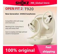 Shokz OpenFit 2 T920 Open Headsets Hanging Ear Wireless Bluetooth Earphones With DualBoost Technology AI Noise Reduction Custom T920 White