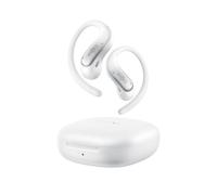 SHOKZ OpenFit Air 2 Open-Ear Earbuds, Superlight, All day Comfort, White | Bluetooth 6.1, Pocket-sized, 36h Playtime, IP55 Water and Sweat Resistant, Deep Bass, Workouts and Hiking, Precise Control