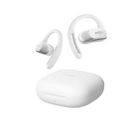 SHOKZ OpenFit Air Open-Ear Headphones, True Wireless Bluetooth Earphones with Mic, Fast Charging, 28h Playtime, IP54 Waterproof for Workout - White