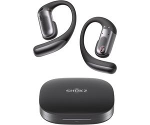 SHOKZ OpenFit Pro Wireless Bluetooth Noise-Cancelling Earbuds - Black, New