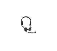 SHOKZ OpenMeet UC Bone Conduction Headset with USB-A adapter, Open-Ear Bluetooth Headphones with Noise Cancelling Mic, Wireless Earphones for Work, Call, Meeting, Bluetooth 5.4, 15Hrs Battery Life