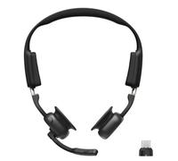 SHOKZ OpenMeet UC Bluetooth USB-C Wireless Bluetooth headset with bone conduction technology and USB-C adapter. Ideal for offices and call centres