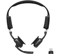 SHOKZ OpenMeet UC Wireless Headset Bluetooth USB-C Adapter Bone Conduction Black